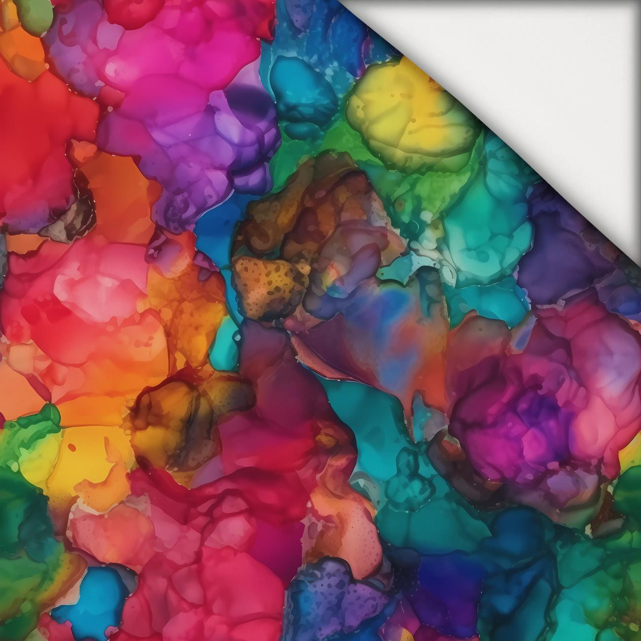 ALCOHOL INK VZ. 5 - lehký, česaný úplet