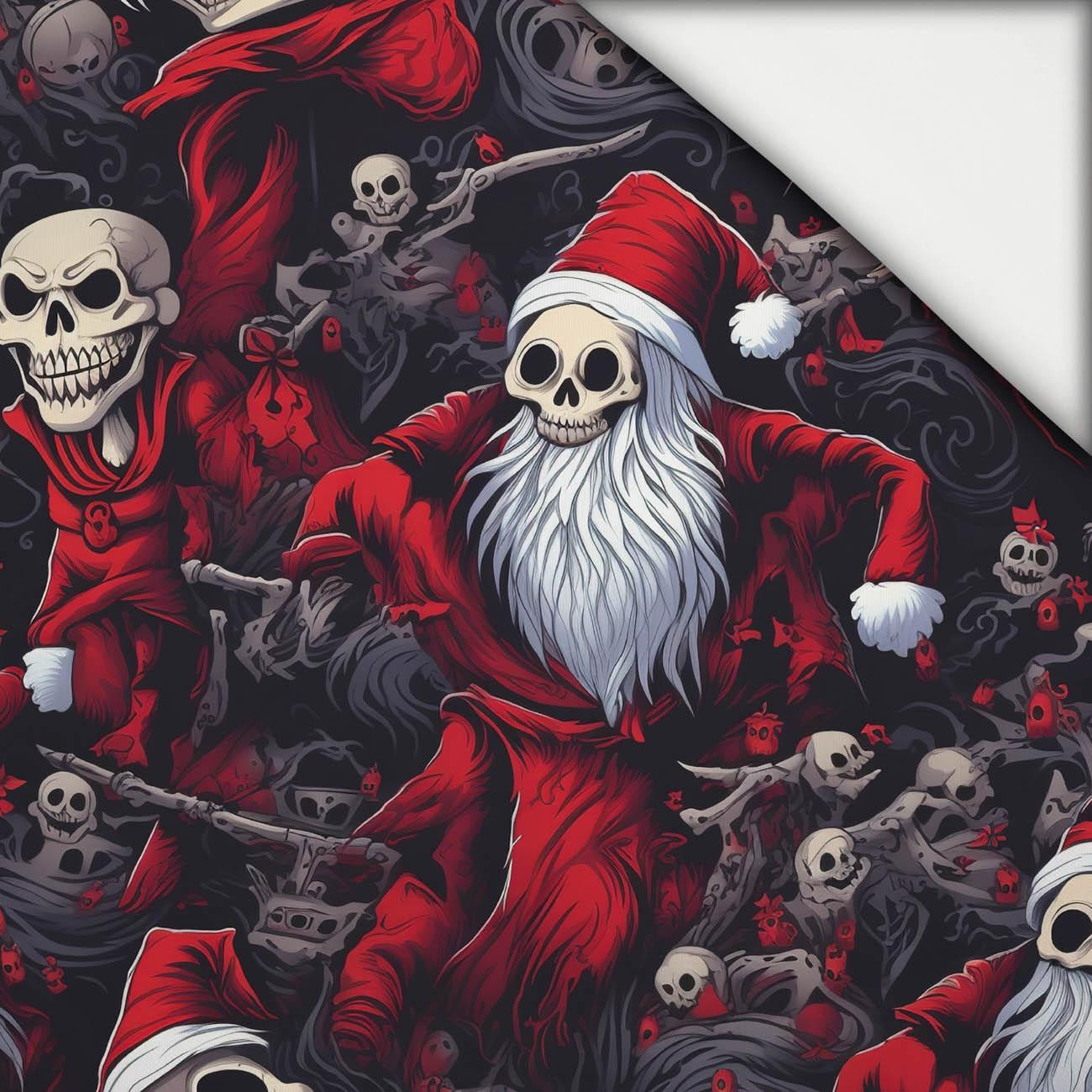 SCARY CHRISTMAS - lehký, česaný úplet