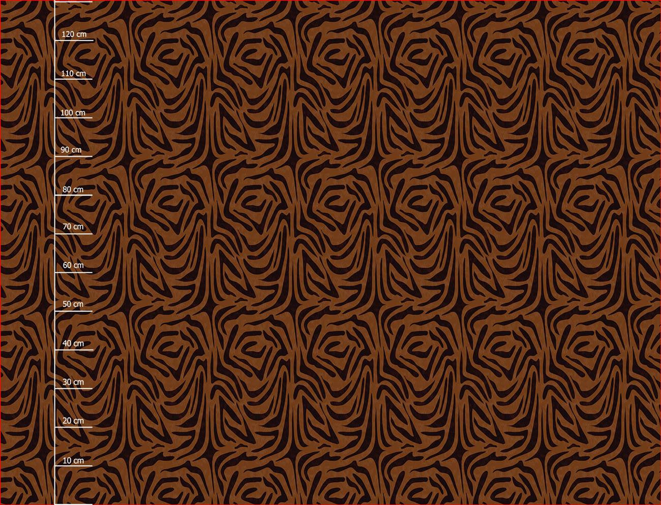 ZEBRA vz. 2 / hnědá - panel úplet