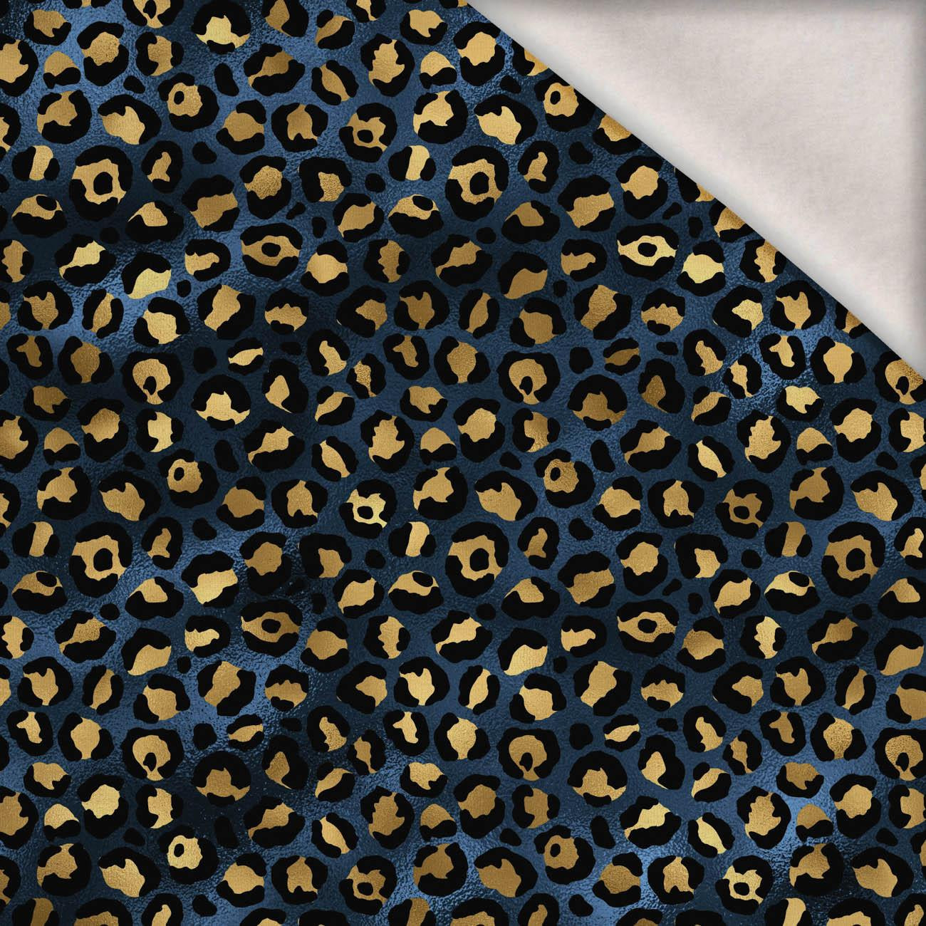 LEOPARD / SKVRNY VZ. 3 - teplákovina počesaná s elastanem ITY