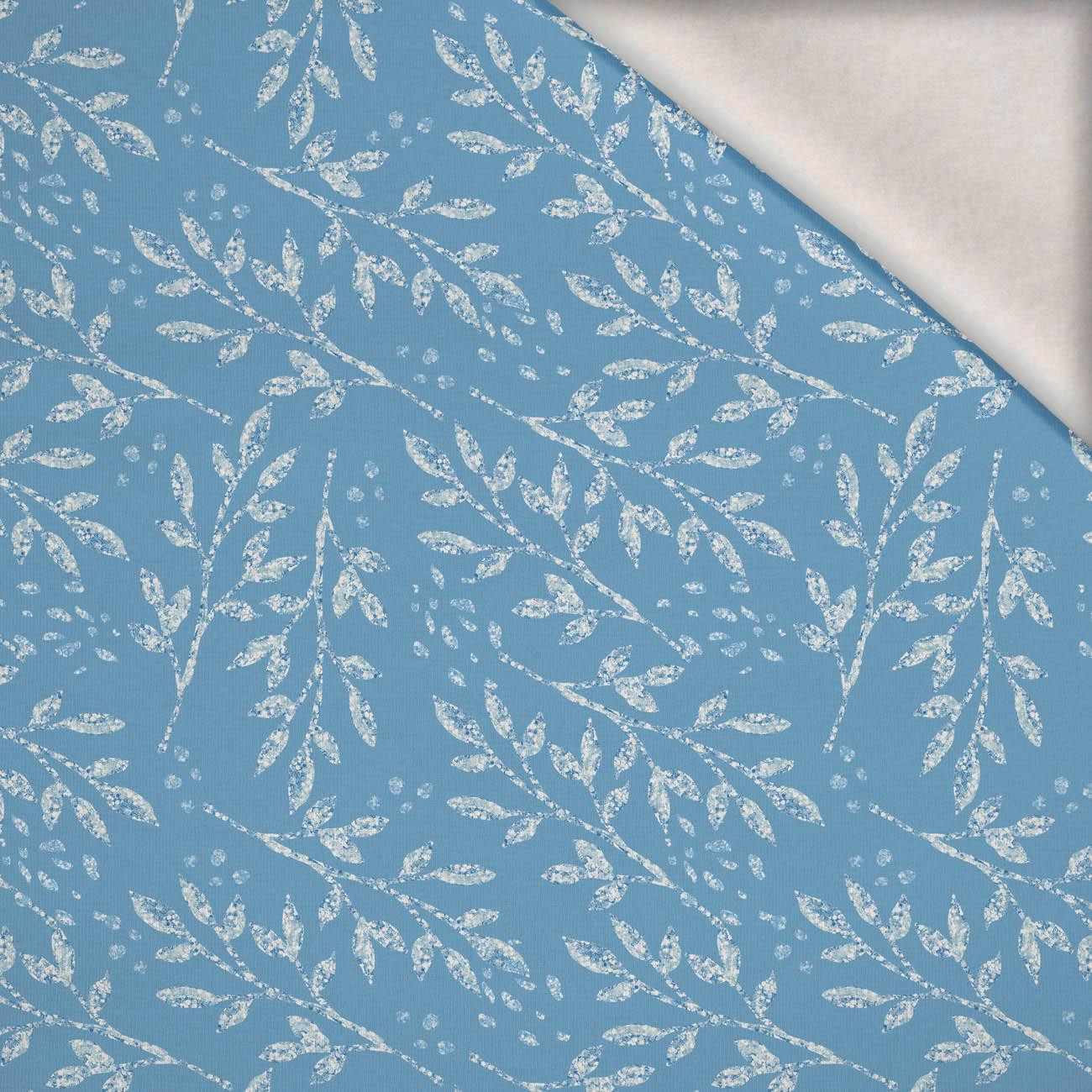 NAMRZLÉ VĚTVIČKY (OČAROVANÁ ZIMA) - teplákovina počesaná s elastanem ITY