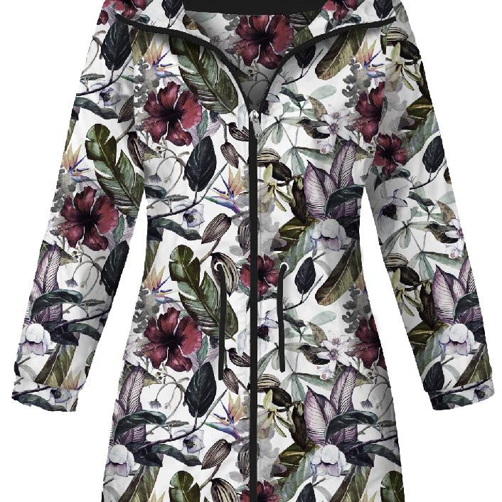 DÁMSKÁ BUNDA PARKA (ANNA) - RAJSKÉ KVĚTY - softshell