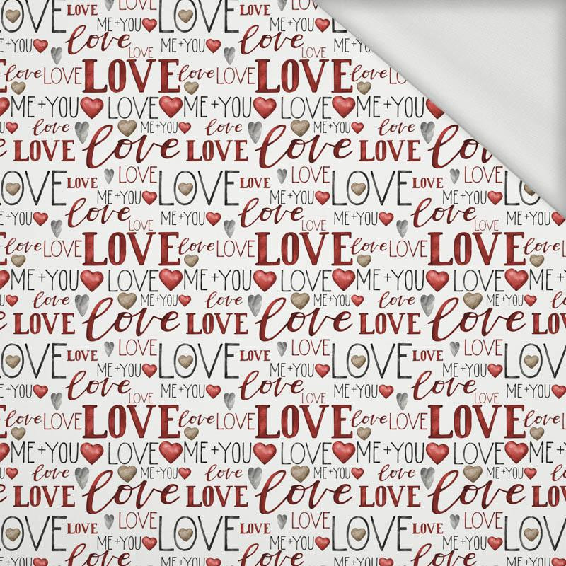 ME + YOU LOVE (KOSTKA A RŮŽE) - Organická Teplákovina