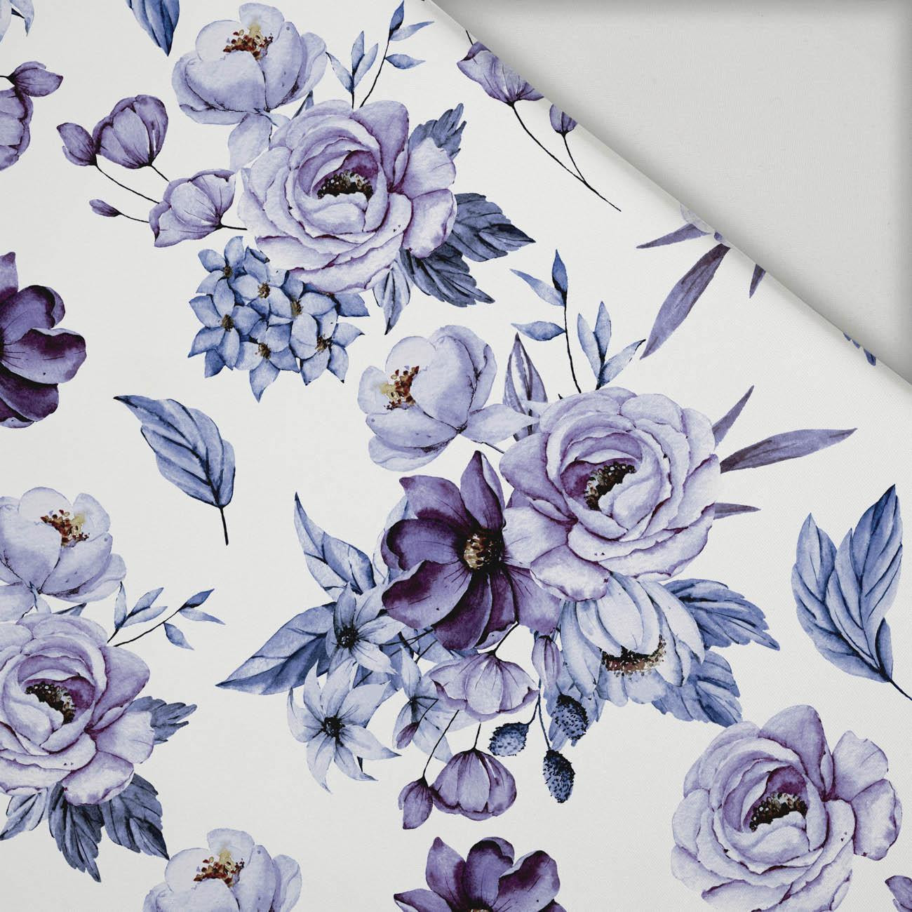 AKVARELOVÁ KYTICE vz. 2 (Very Peri) - rychleschnoucí tkanina