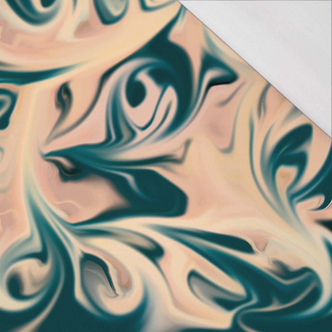 ABSTRAKCE vz. 3 - organický úplet single jersey s elastanem 