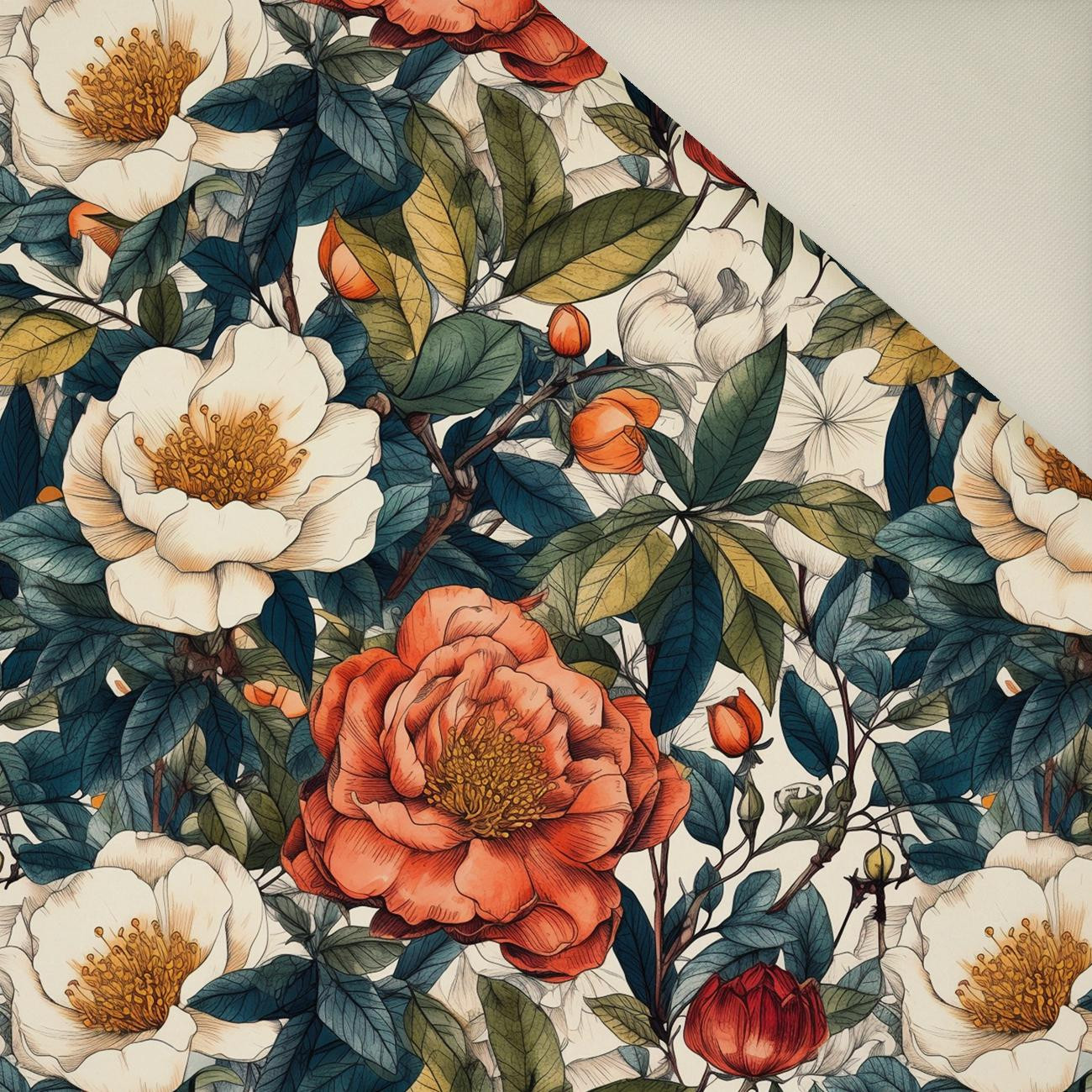 FLOWERS WZ.47- Potahový velur 