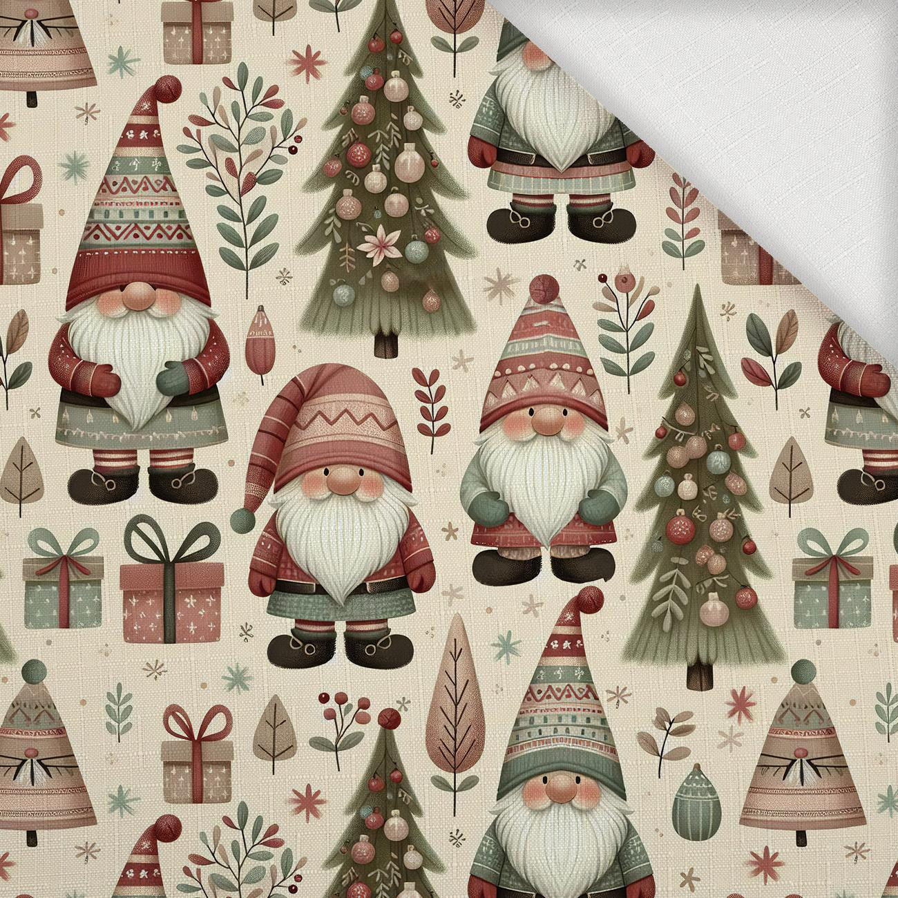 GNOMES CHRISTMAS WZ.1 - Tkanina na ubrusy