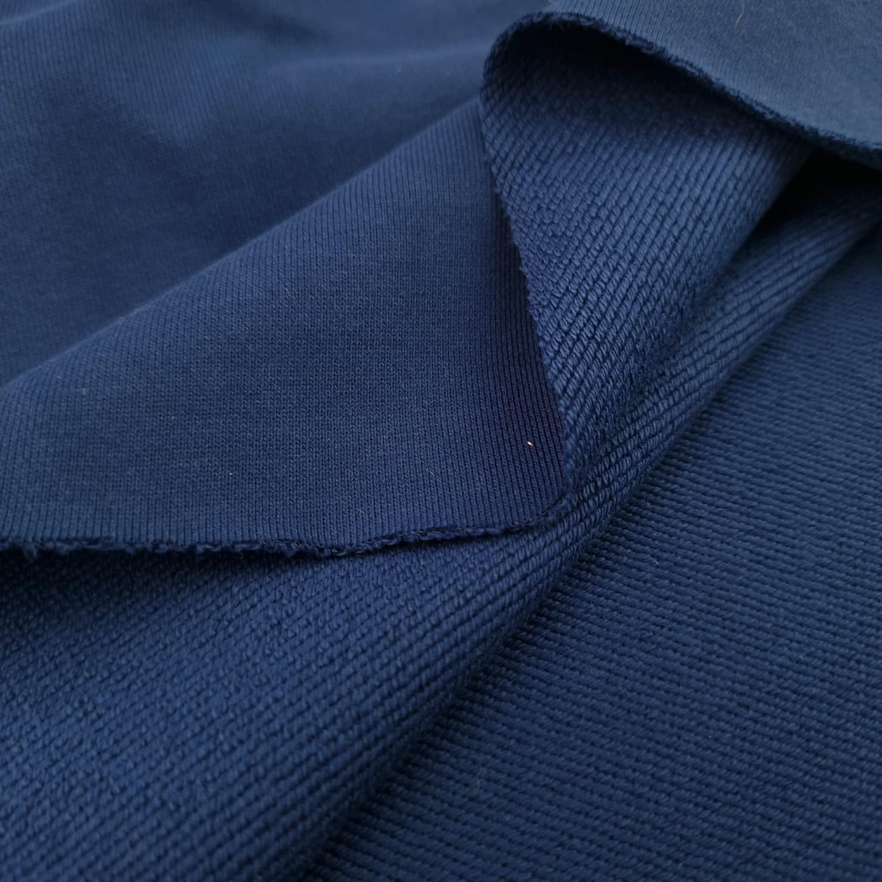 Diagonální teplákovina / HEAVY 450g - Tmavomodrá (M-30)