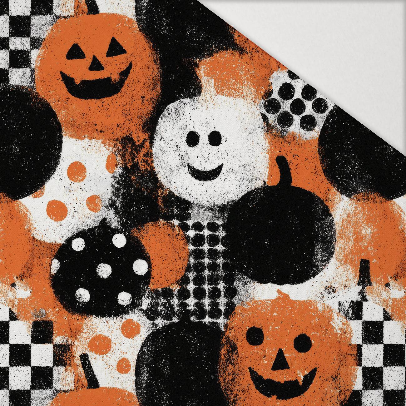 HALLOWEEN WZ. 28 - Hydrofobní česaná teplákovina