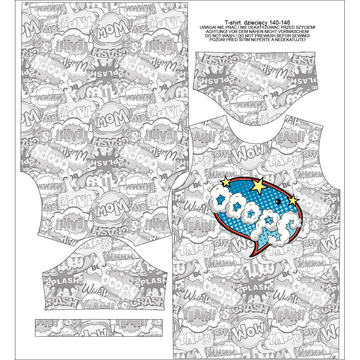 DĚTSKÉ TRIČKO - KOMIKS / ooops - single jersey