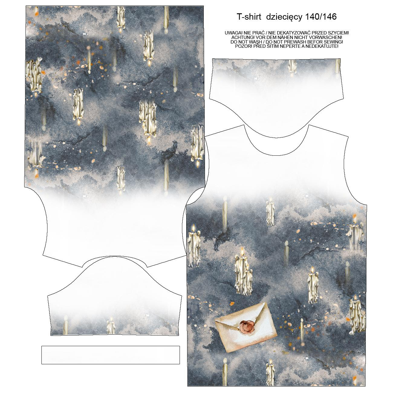 DĚTSKÉ TRIČKO - DOPIS (MAGIC) - single jersey