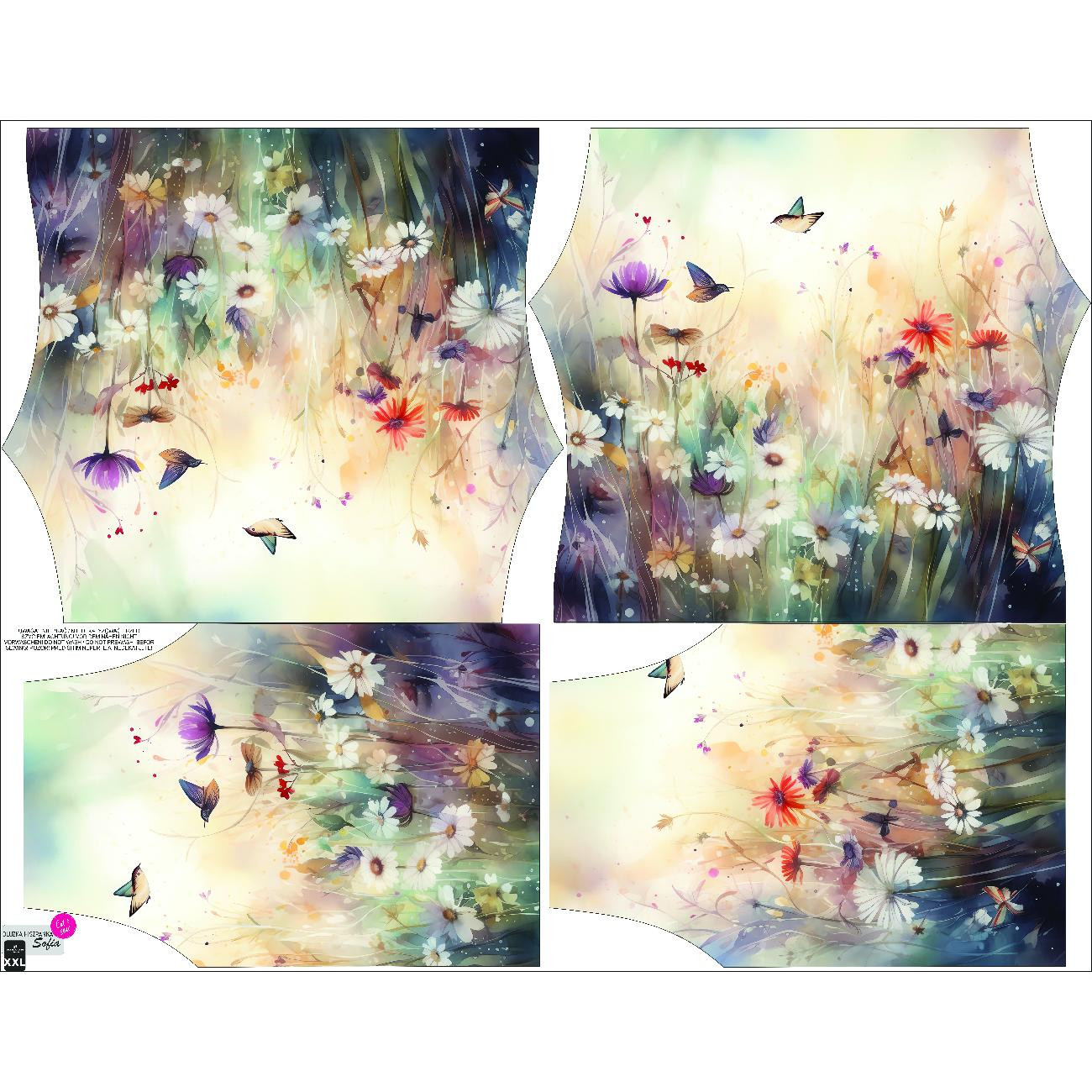Bardot halenka s výstřihem (SOFIA) - MAGIC MEADOW VZ. 7 - Sada šití