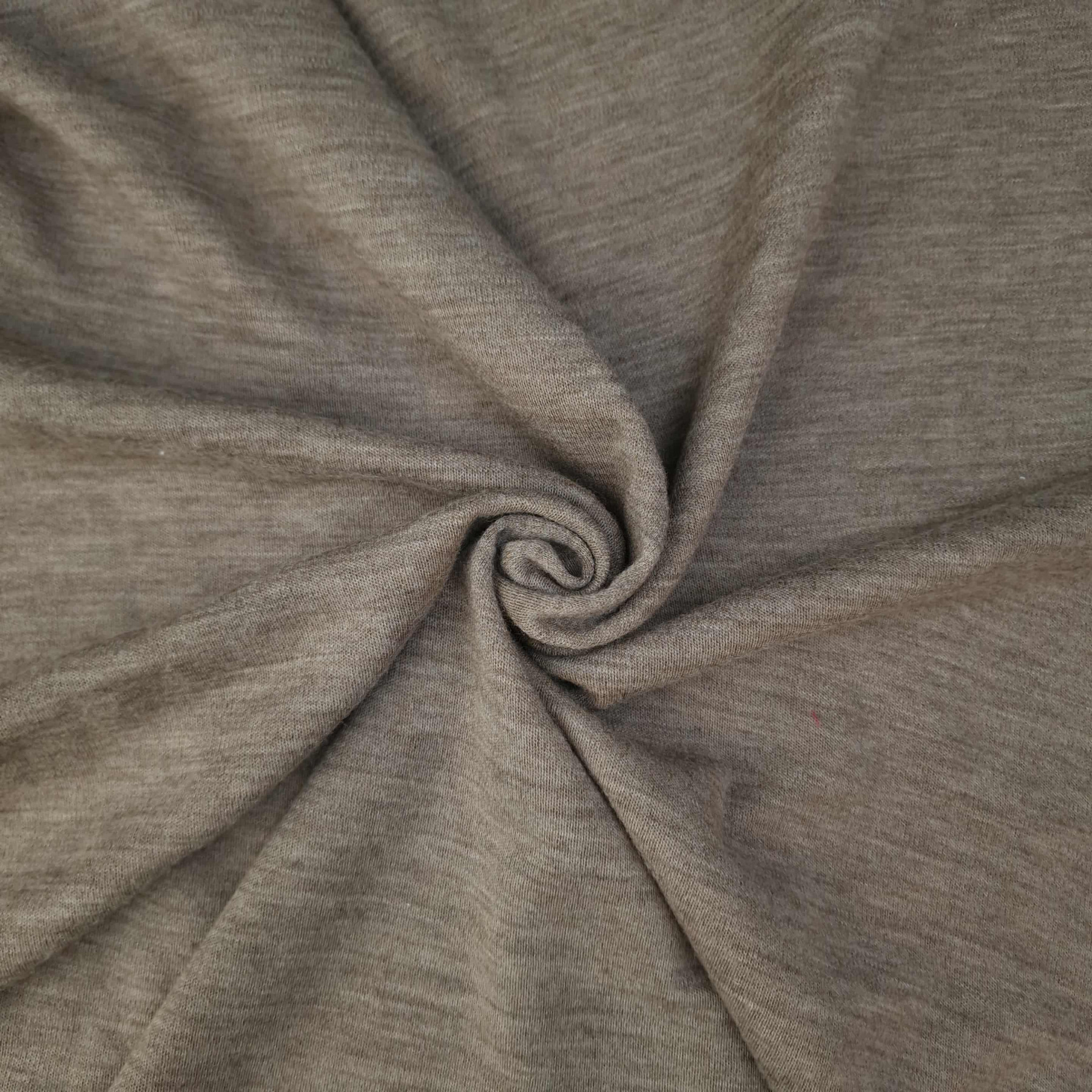 Merino úplet 100% – Melange Hnědá