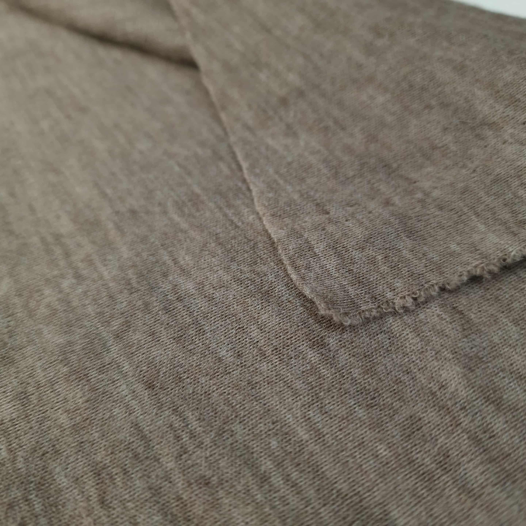 Merino úplet 100% – Melange Hnědá