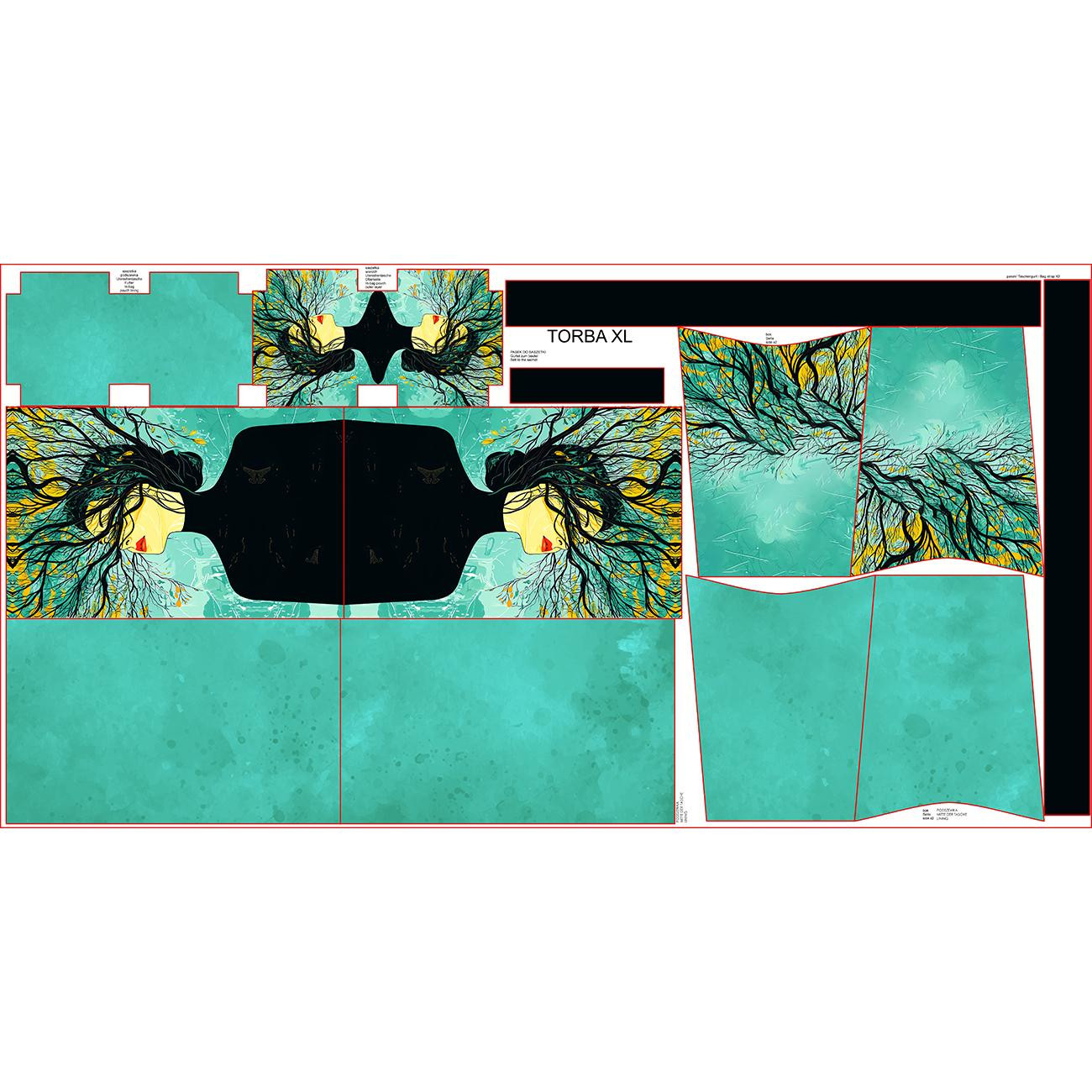 Taška XL s sáčkem 2 v 1 - MINDSCAPE WZ.2 