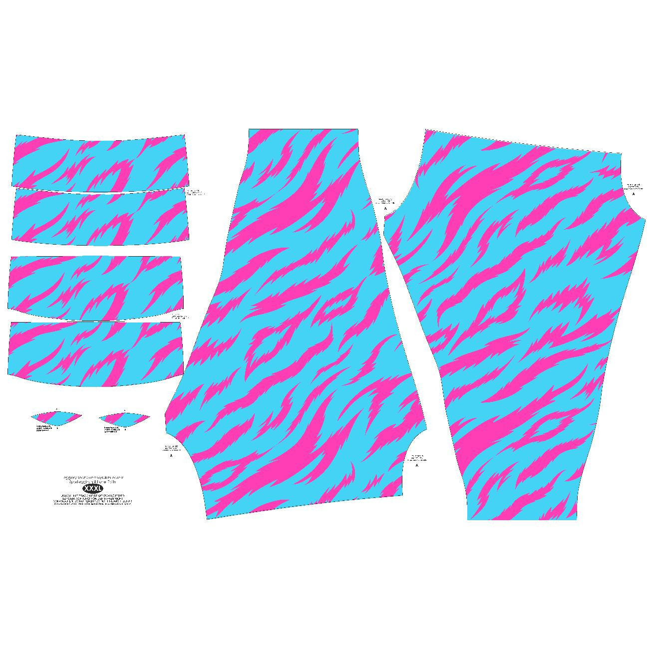 Sportovní legíny -  NEON ZEBRA VZ. 4