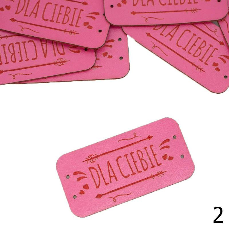 Cedulka ''DLA CIEBIE'' 2,5x5cm - barva na výběr