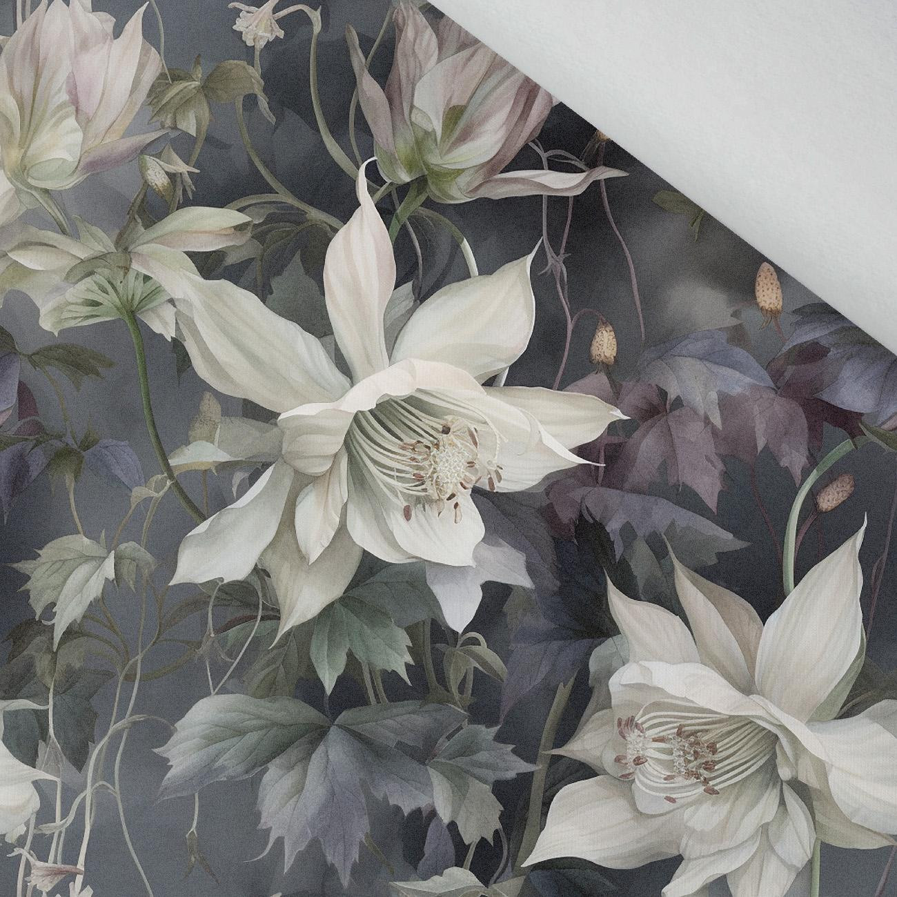 PASTEL FLOWERS WZ.1 - lehký, česaný úplet