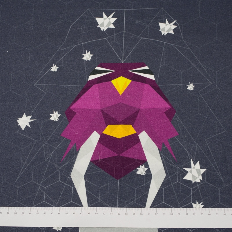 MROŽ / fialový - panel, teplákovina PE240