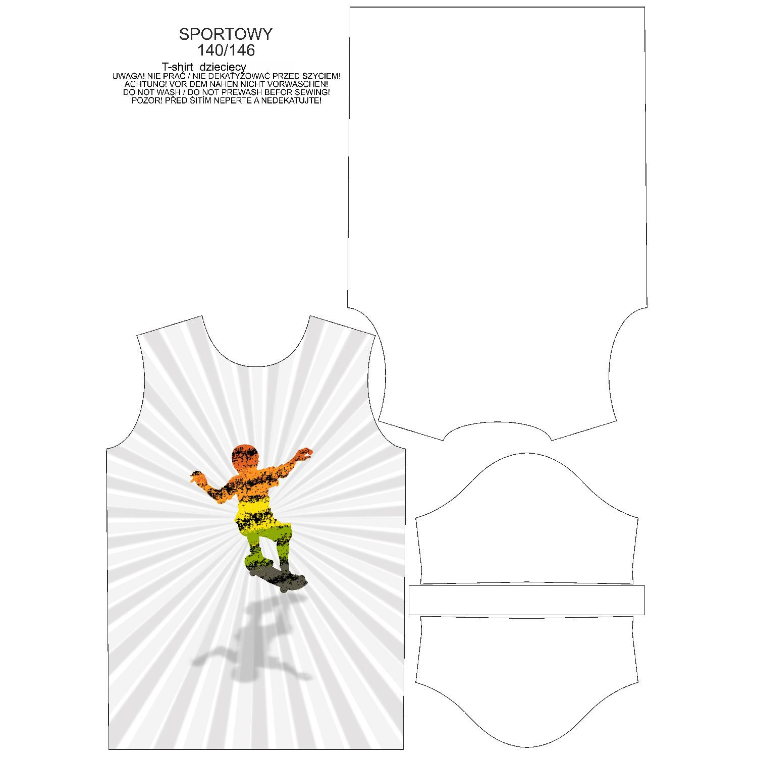 SPORTOVNÍ DĚTSKÉ TRIČKO - SKATER vz. 2