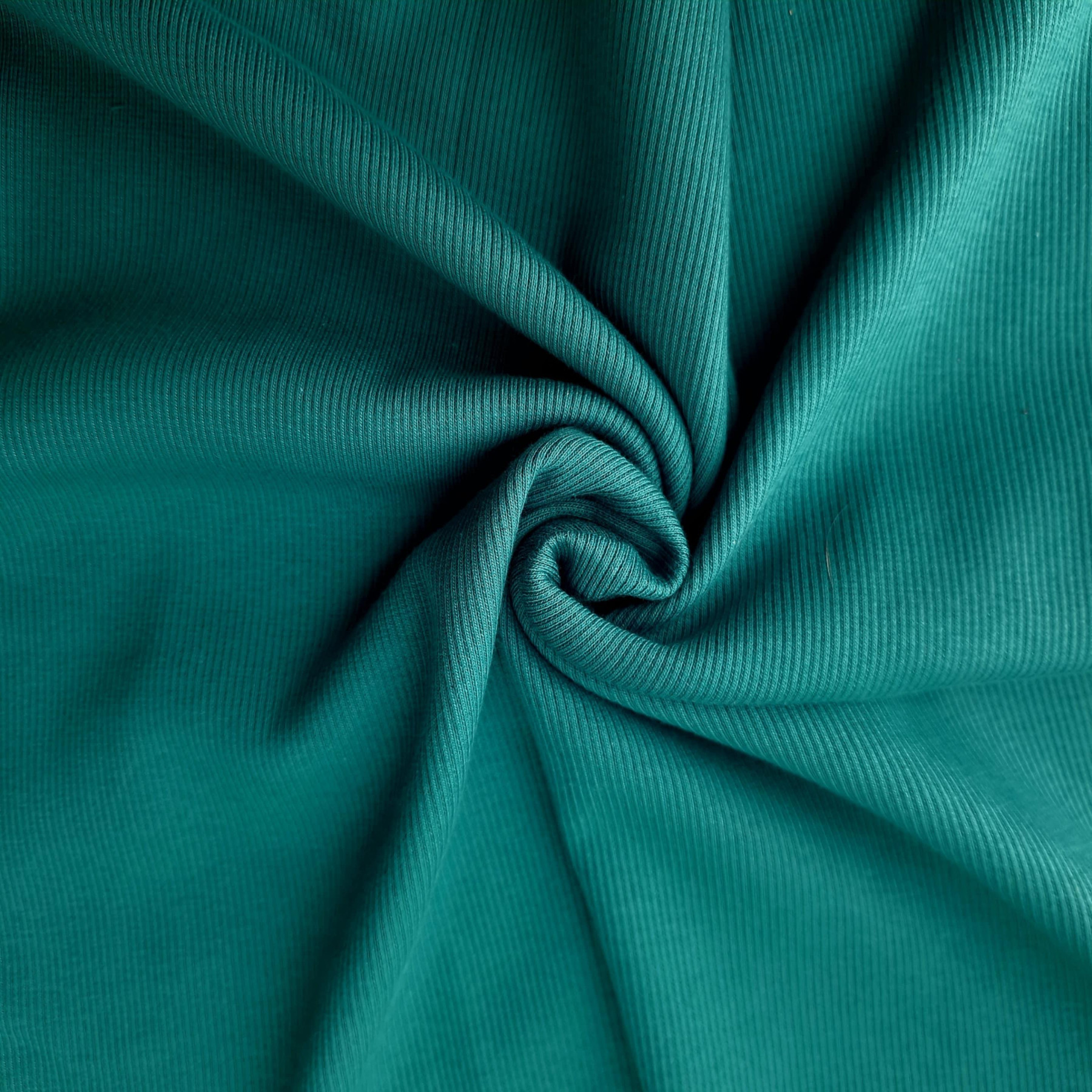 Pletenina žebrovaná - TRANSFORMATIVE TEAL (D-247)