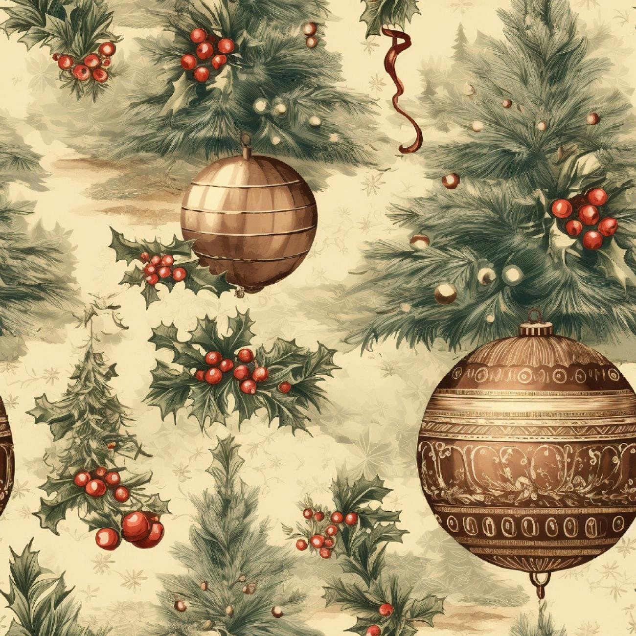 Vintage Christmas wz.8 - Krep