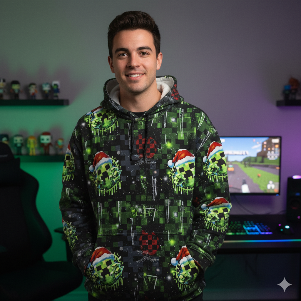 WINTER PIXEL WZ.2 - lehký, česaný úplet