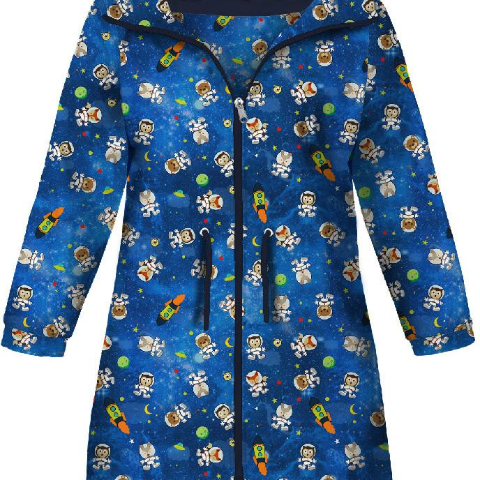 DĚTSKÁ BUNDA PARKA (ARIEL) - ZVÍŘATA VE VESMÍRU vz. 2 - softshell