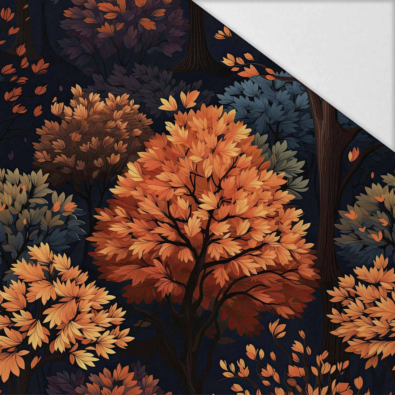 AUTUMN FOREST WZ. 1 - Hydrofobní česaná teplákovina