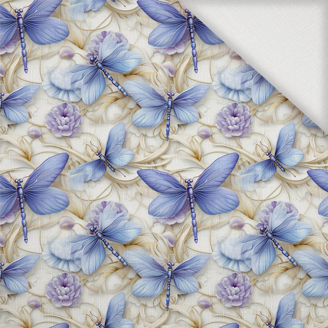 Butterfly & Flowers wz.15 - Tkanina na ubrusy