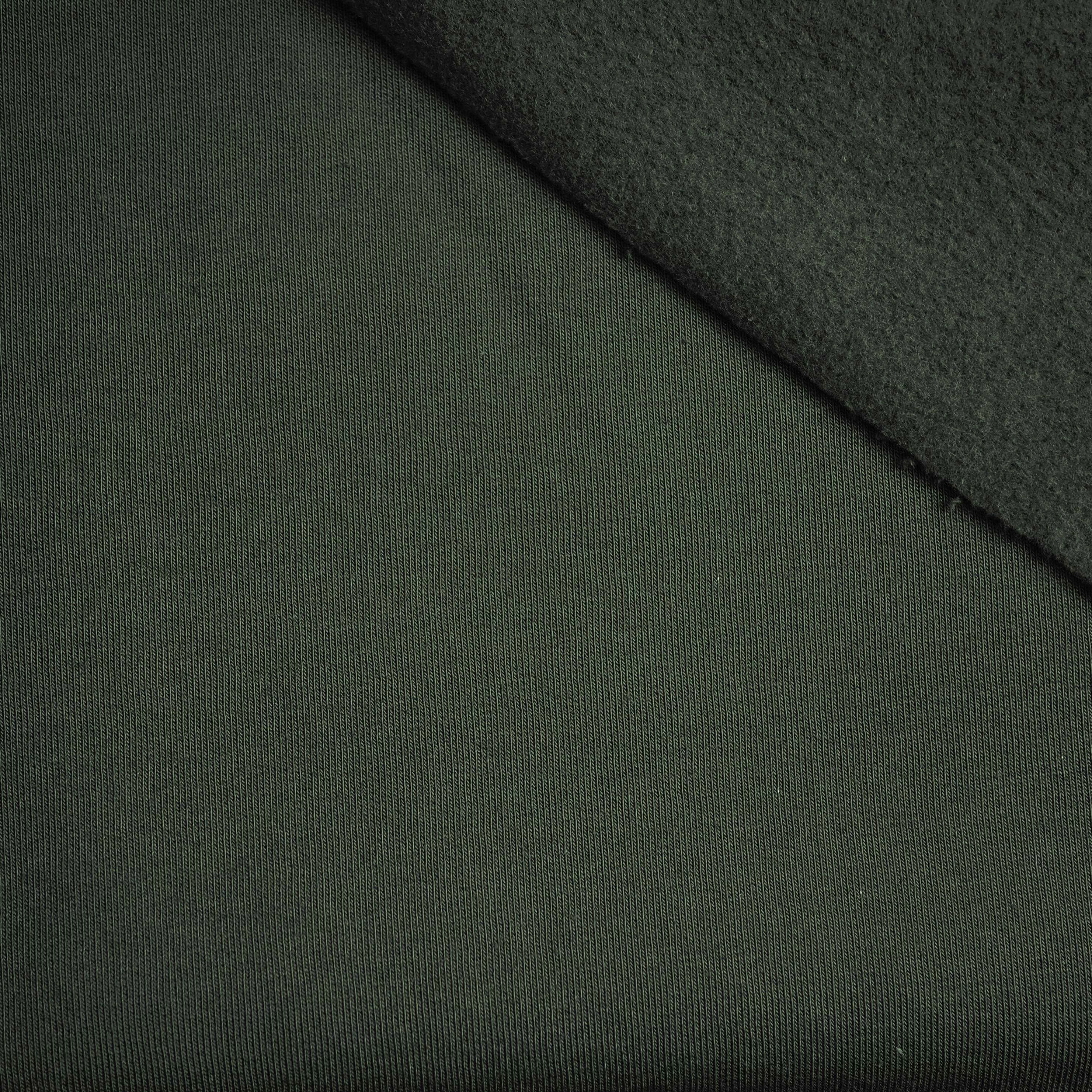 D-50 KHAKI - silná teplákovina počesaná D300