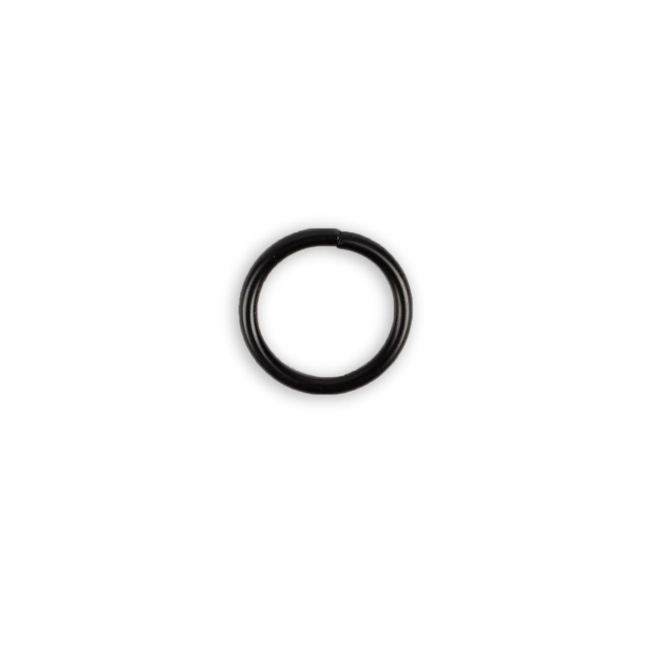 Kovový kroužek 20 mm - černý