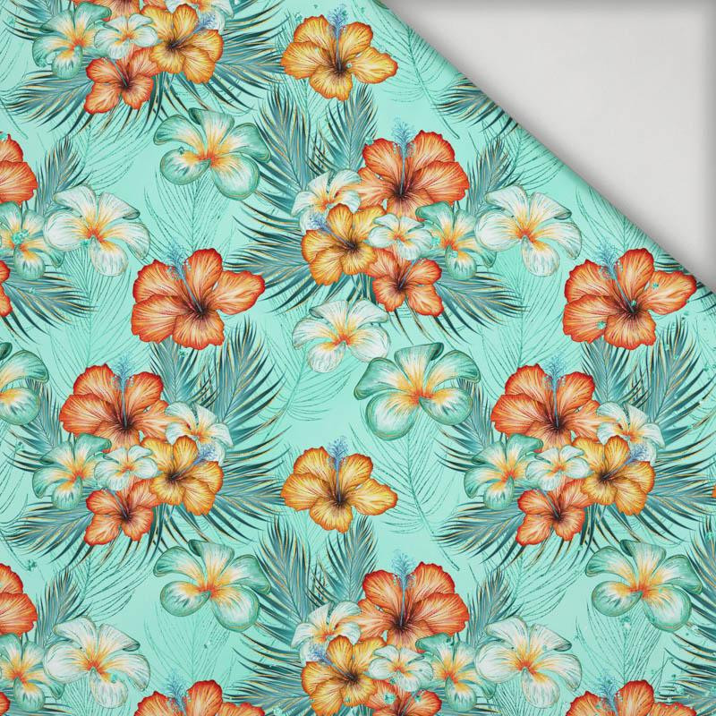 KVĚTY A PALMY - lycra pro plavky 240g KVĚTY A PALMY - lycra pro plavky 240g