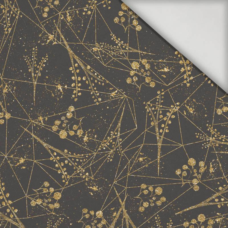 LISTY vz. 12 (zlatá) / černá - lycra pro plavky 240g LISTY vz. 12 (zlatá) / černá - lycra pro plavky 240g