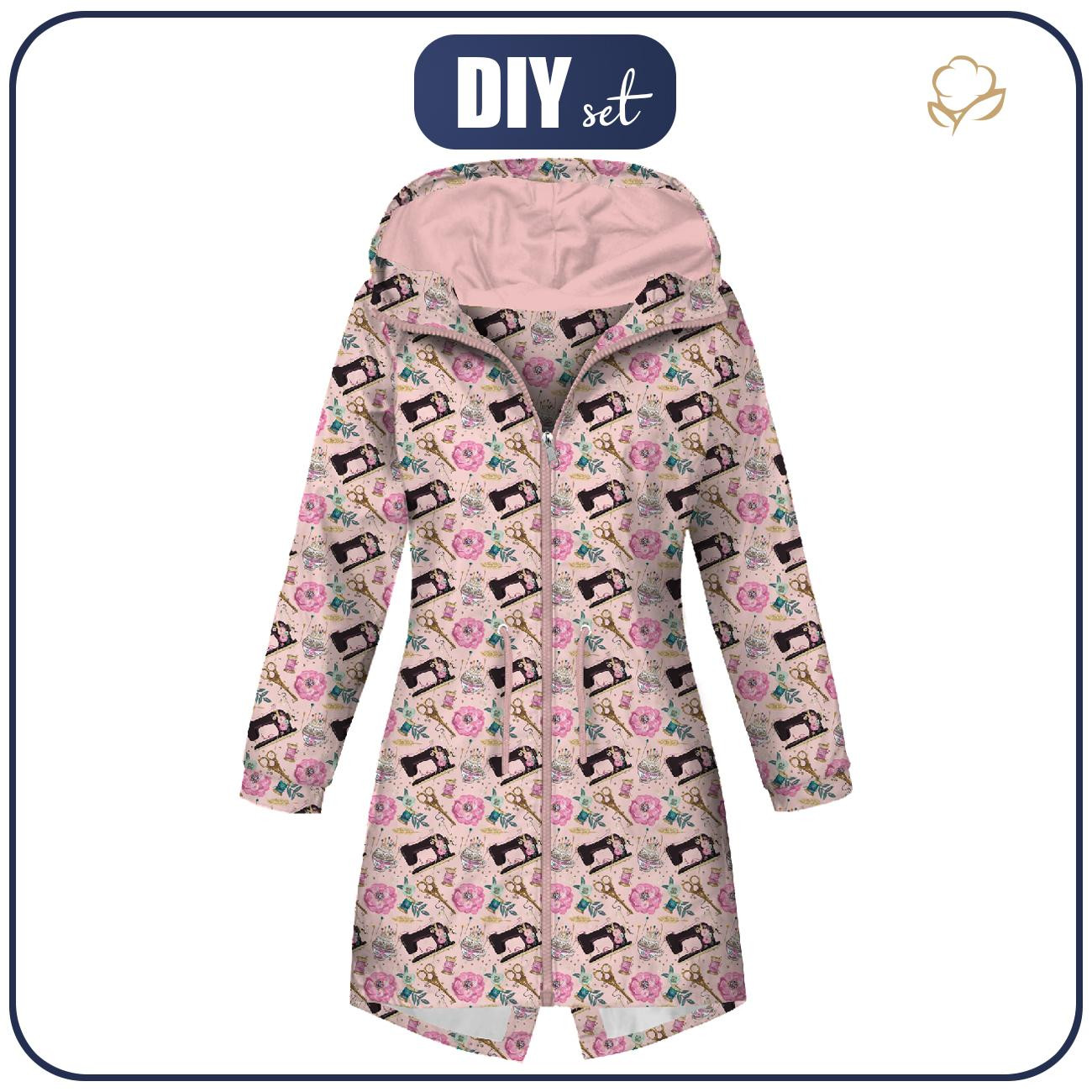 DÁMSKÁ BUNDA PARKA (ANNA) - RETRO STROJE Vz. 1 / růžový - softshell DÁMSKÁ BUNDA PARKA (ANNA) - RETRO STROJE Vz. 1 / růžový - softshell