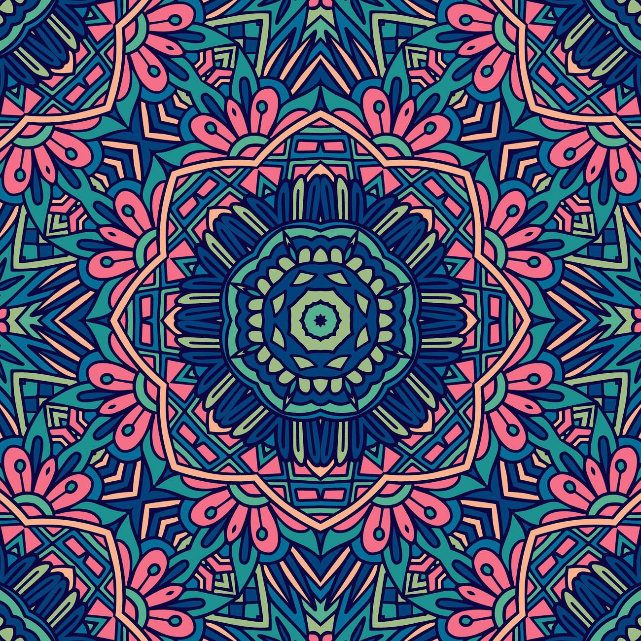BAREVNÁ MANDALA vz. 4