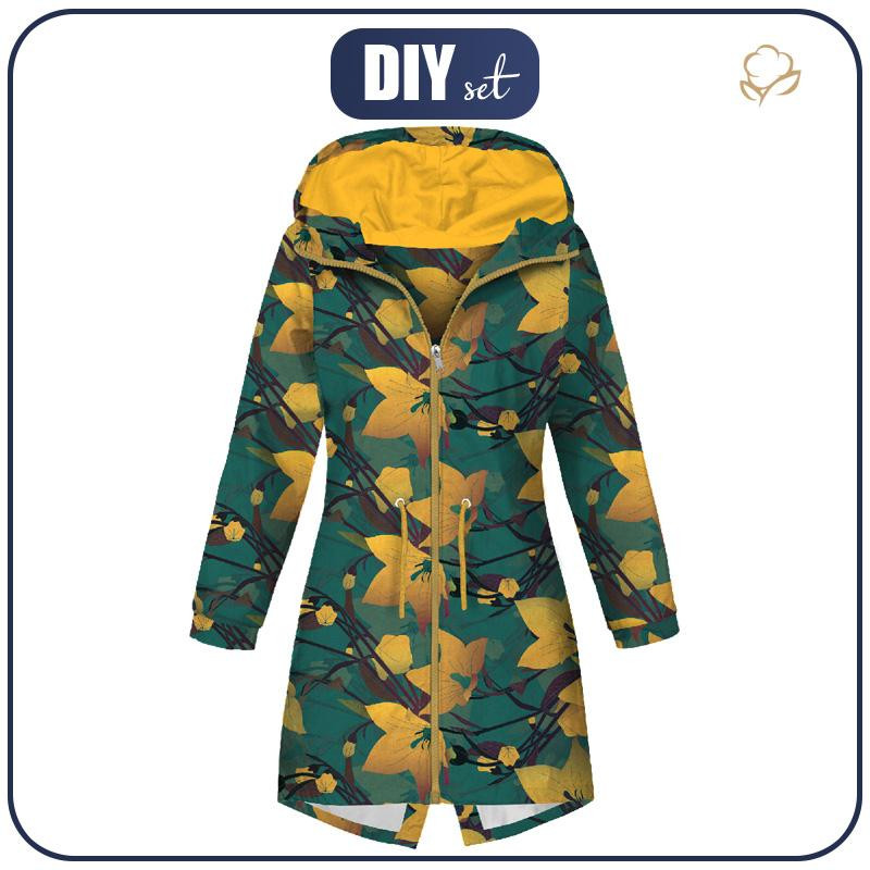 DÁMSKÁ BUNDA PARKA (ANNA) - KVĚTY vz. 6 (mořský) - softshell