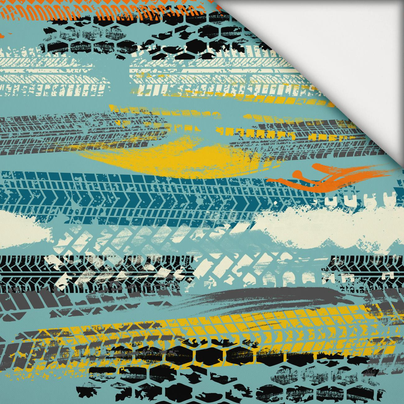 TIRE MARKS VZ. 1 - lehký, česaný úplet TIRE MARKS VZ. 1 - lehký, česaný úplet