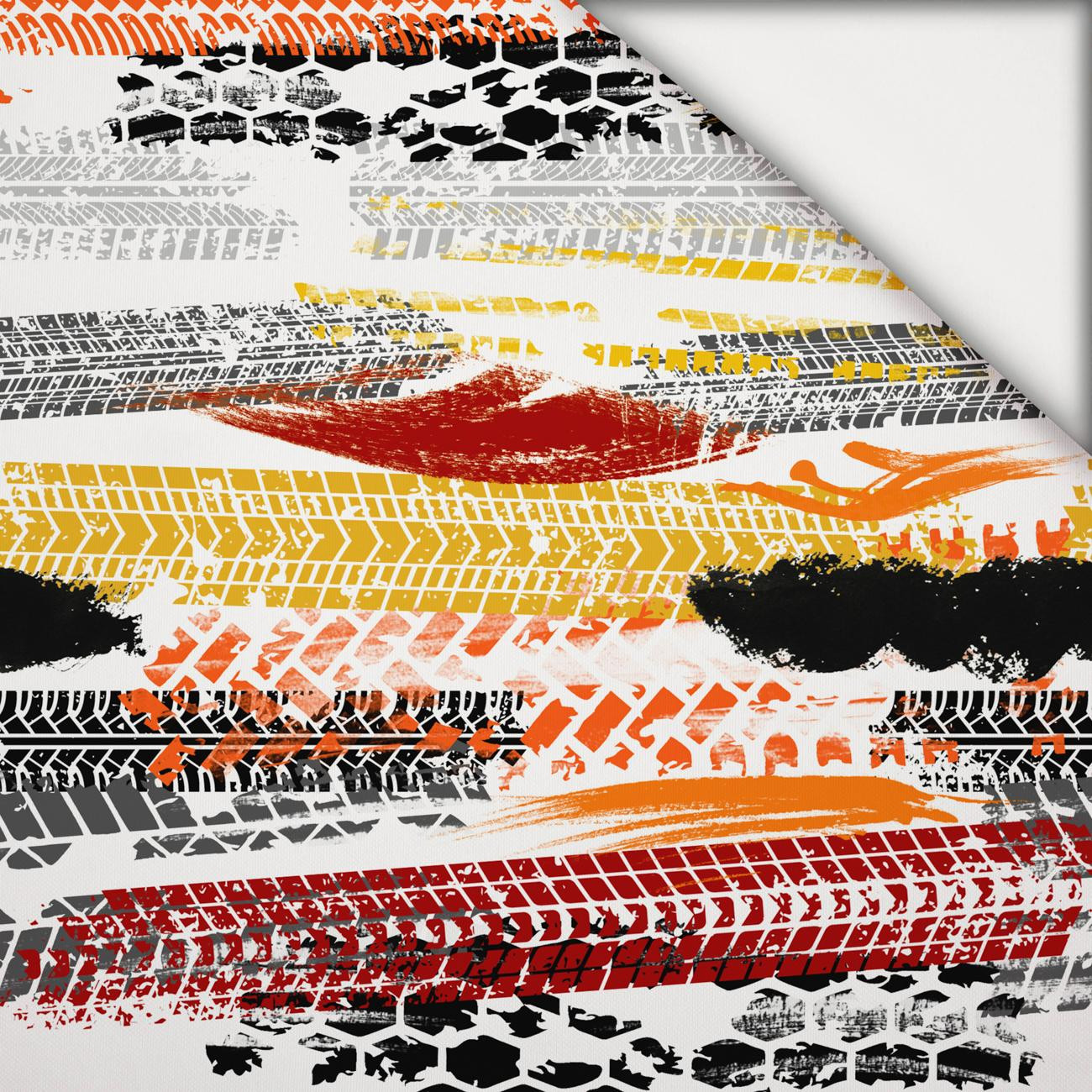 TIRE MARKS VZ. 2 - lehký, česaný úplet TIRE MARKS VZ. 2 - lehký, česaný úplet