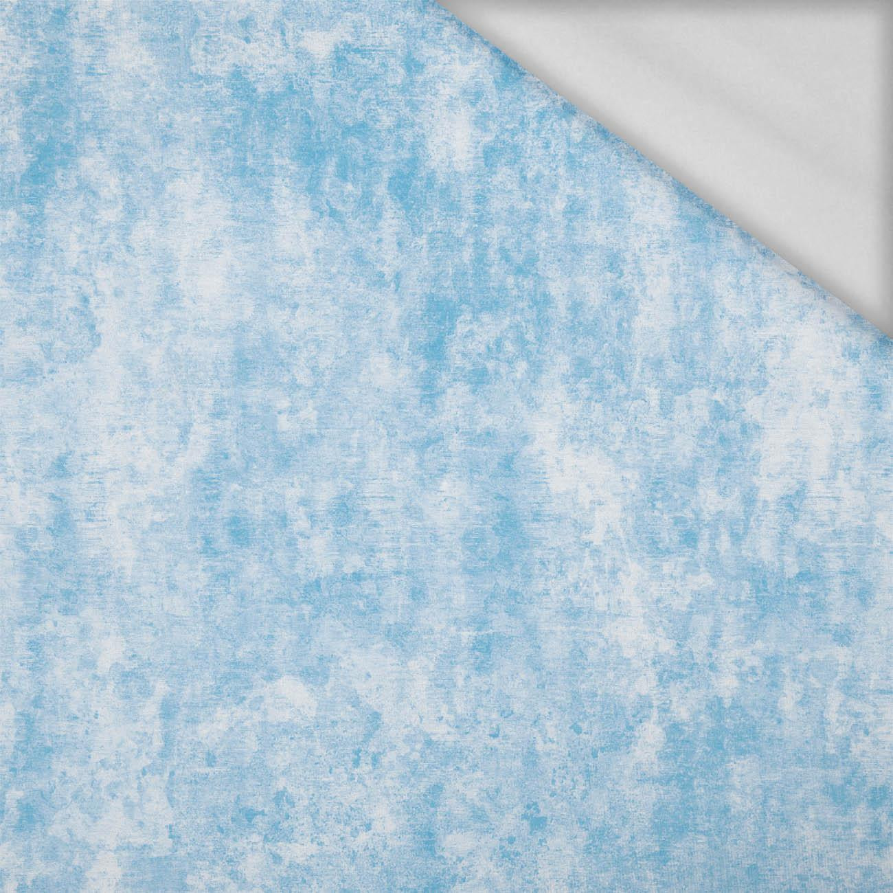 GRUNGE (azurová) - Thermo lycra GRUNGE (azurová) - Thermo lycra