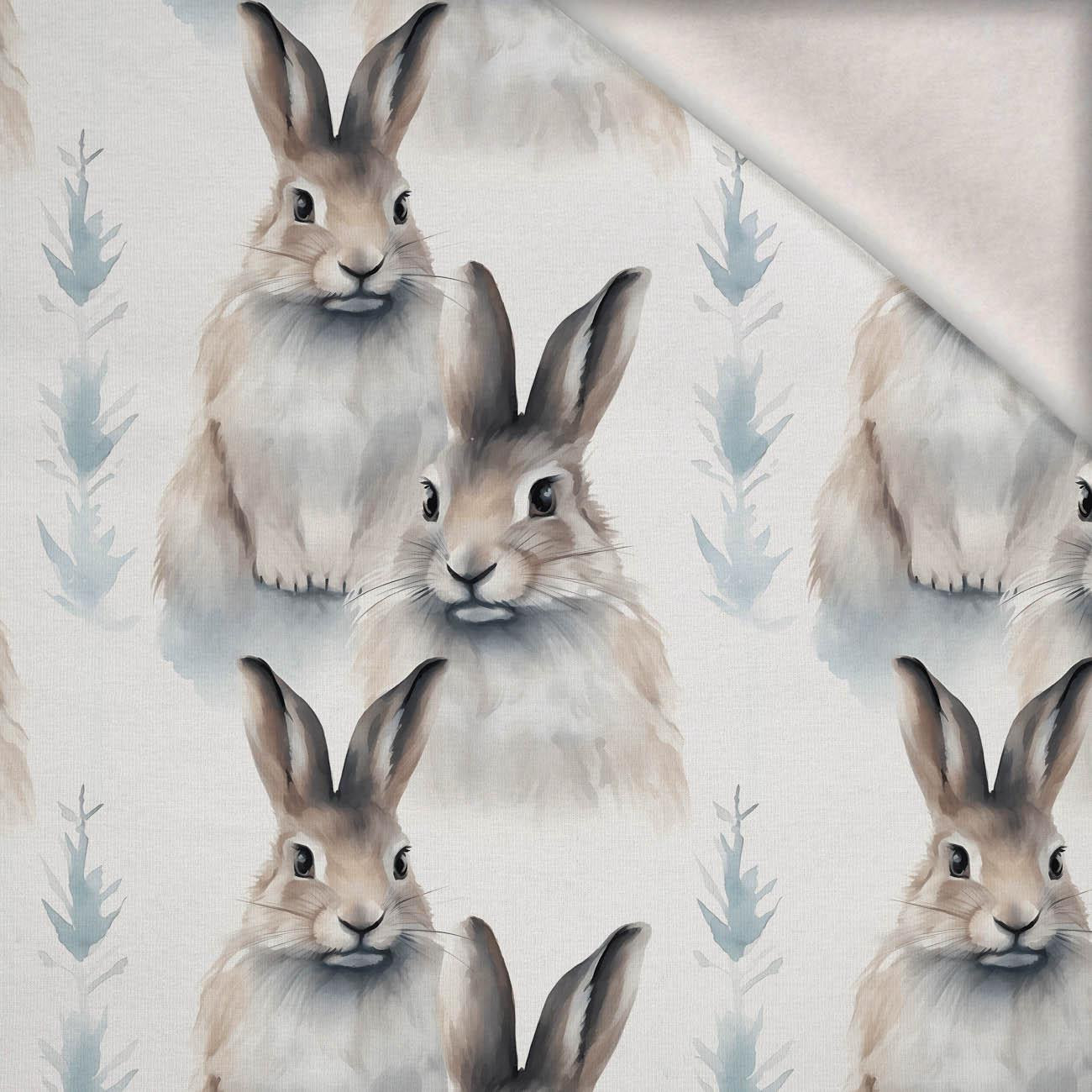 ARCTIC HARE - teplákovina počesaná s elastanem ITY ARCTIC HARE - teplákovina počesaná s elastanem ITY