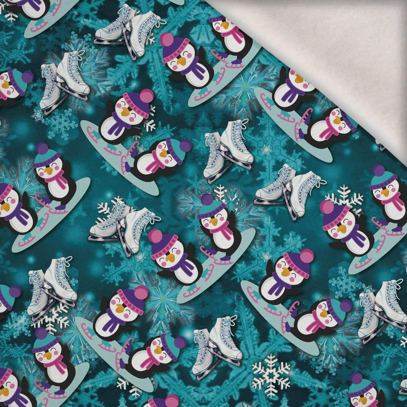 TUČŇÁCI NA BRUSLÍCH VZ.2 (TUČŇÁCI) - teplákovina počesaná s elastanem ITY TUČŇÁCI NA BRUSLÍCH VZ.2 (TUČŇÁCI) - teplákovina počesaná s elastanem ITY