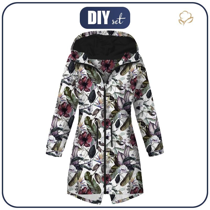 DÁMSKÁ BUNDA PARKA (ANNA) - RAJSKÉ KVĚTY - softshell