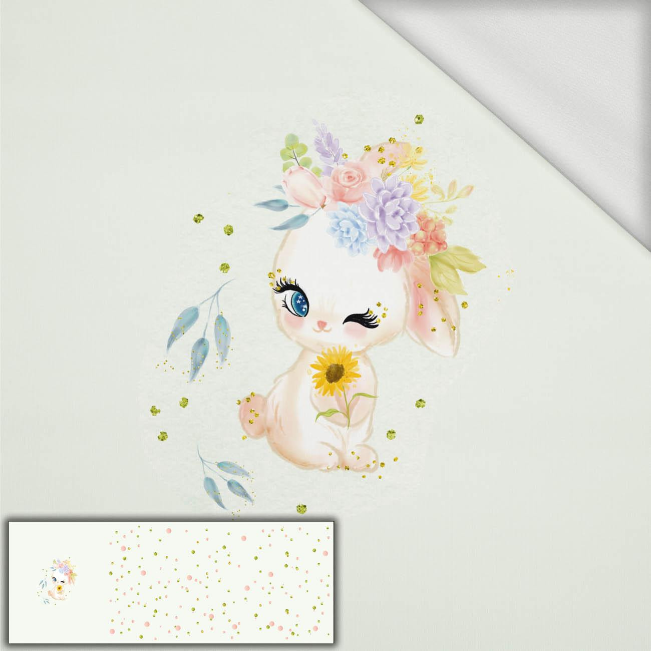 ZAJÍČEK VZ. 2 (SLADCÍ ZAJÍČCI) - panel (60cm x 155cm) teplákovina