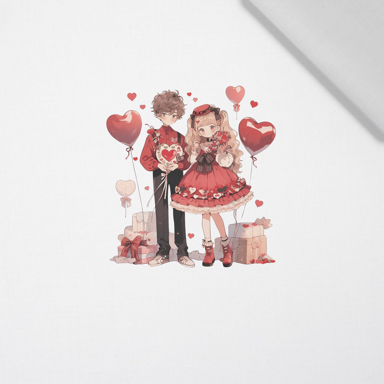 ANIME COUPLE VZ. 1 - Paneel (60cm x 50cm) bavlněná tkanina ANIME COUPLE VZ. 1 - Paneel (60cm x 50cm) bavlněná tkanina