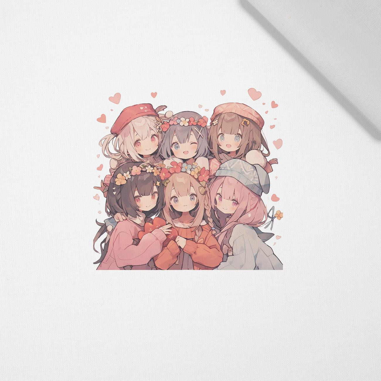 ANIME FRIENDS VZ. 2 - Paneel (75cm x 80cm) bavlněná tkanina ANIME FRIENDS VZ. 2 - Paneel (75cm x 80cm) bavlněná tkanina