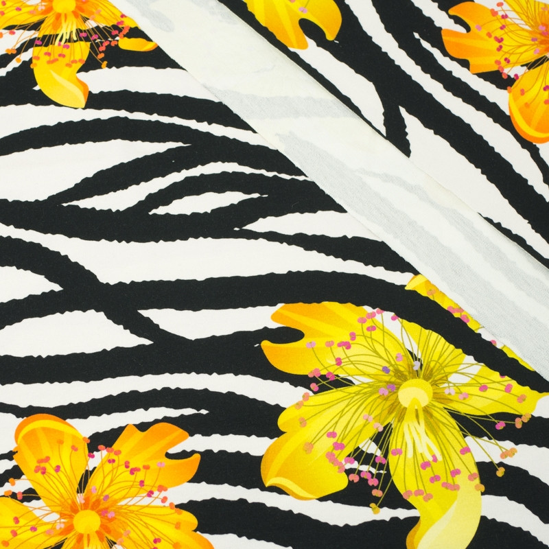 VANILKOVÁ ZEBRA - teplákovina SP250