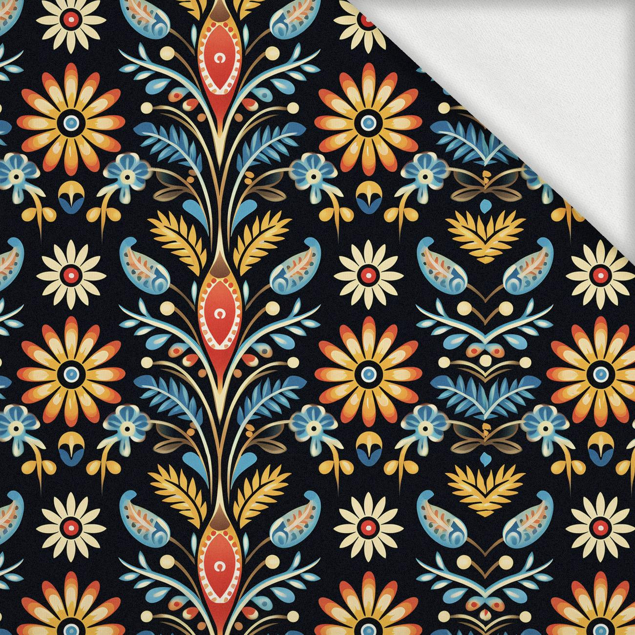 Folk Art wz.23 - teplákovina s elastanem ITY Folk Art wz.23 - teplákovina s elastanem ITY