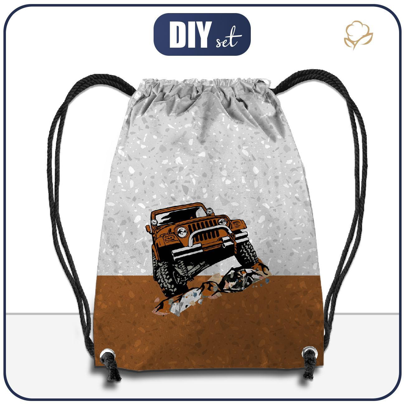 BATOH-PYTEL - JEEP / TERRAZZO / Velikost na výběr