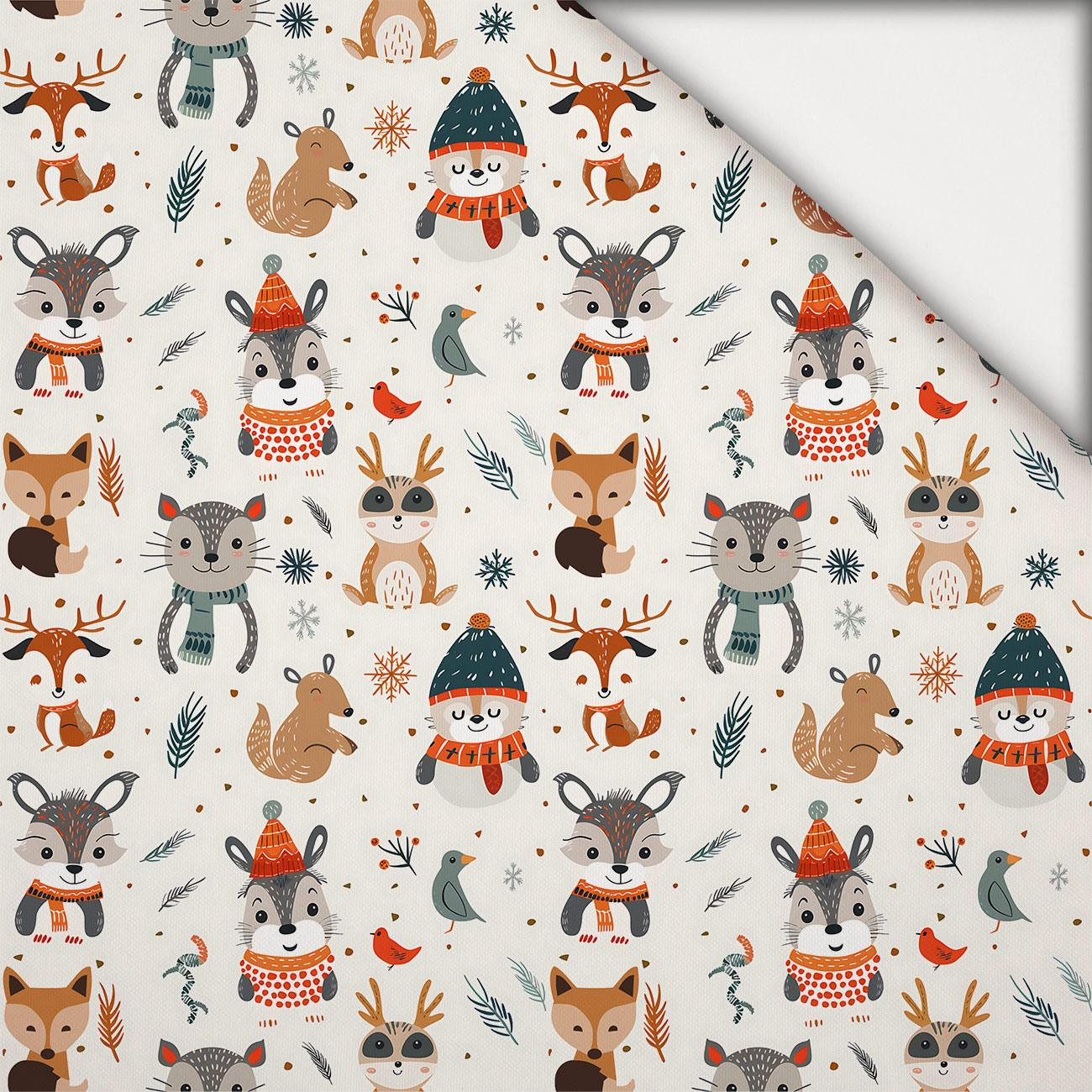 LET IS SNOW wz.7 - lehký, česaný úplet LET IS SNOW wz.7 - lehký, česaný úplet